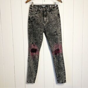 refuge Miami Acid Wash and Pink Jeans. Size 5.